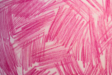 Bright pink pencil background. The basis for your design.