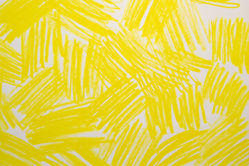 Bright yellow pencil background. The basis for your design.