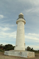 Giant lighthouse stood on sand