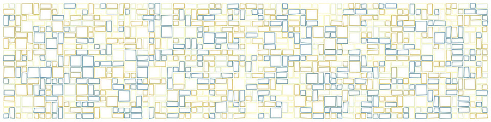 Obraz premium Offset Quads generative art background art illustration
