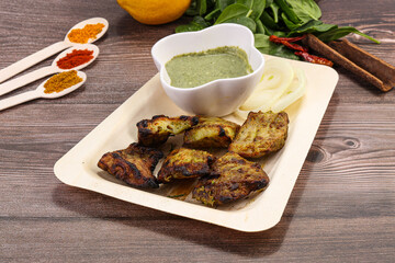 Indian cuisine - Fish tikka tandoori