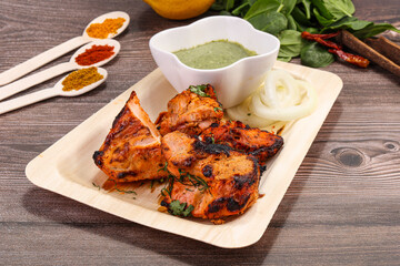 Indian cuisine - tandoori chicken tikka