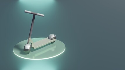 3D Electric Scooter © Jodi Siburian
