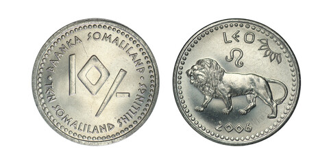 Somaliland 10 shillings 2006 Lion