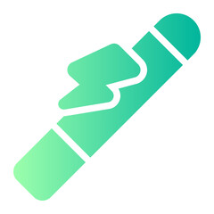 electronic cigarette gradient icon