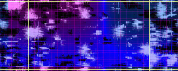 Abstract glitch art background image.