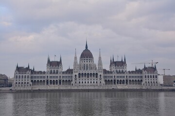 Fototapeta na wymiar hungarian parliament building