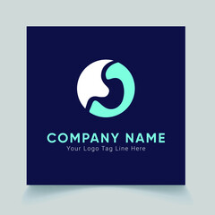 Minimal Simple Unique Stomach Vector Surgery Logo Design