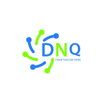 DNQ logo design initial creative letter on white background.
DNQ vector logo simple, elegant and luxurious,technology logo shape.DNQ unique letter logo design. 