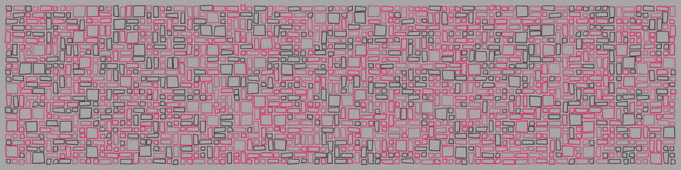 Obraz premium Offset Quads generative art background art illustration