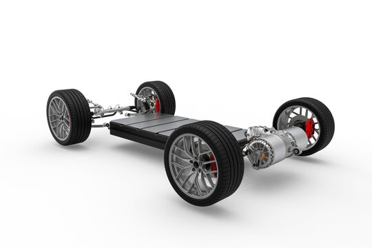 Electric Car Drive Chassis.