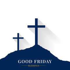 Good friday peace of holy week social media post