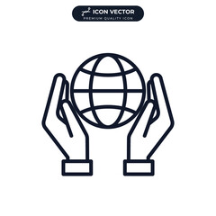 global business icon symbol template for graphic and web design collection logo vector illustration
