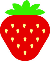 Obraz premium illustration of a strawberry