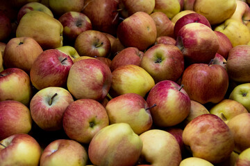 apples in a market