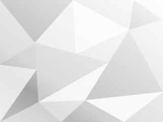 モノクログラデーションのポリゴンデザイン