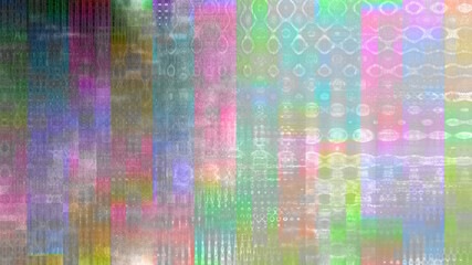 Abstract glitch art background image.