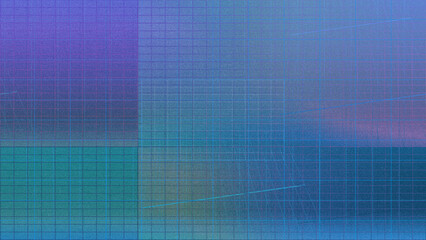 Obraz premium Abstract glitch art grid background image.