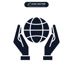global business icon symbol template for graphic and web design collection logo vector illustration