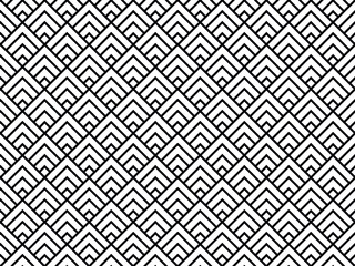 Seamless pattern Japanese style. Illustration for your website, icons, interfaces, etc.