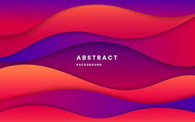 Purple and red gradient background dynamic wavy light and shadow. liquid dynamic shapes abstract composition. modern elegant design background. illustration vector 10 eps.