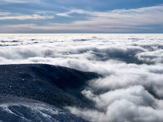 landscape with clouds