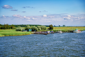 Zingster Strom am Hafen Zingst, Fischland-Darß, Mecklenburg-Vorpommern, Deutschland