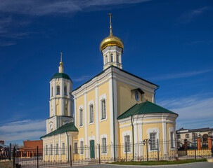 Fototapeta na wymiar Church of Intercession of Holy Mother of God in Tula. Russia