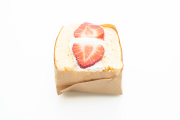 pancake sandwich strawberry fresh cream