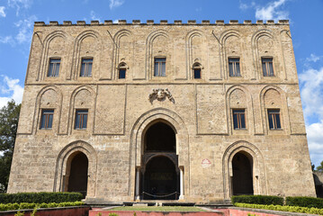 Fototapeta premium Façade du palais de la Zisa à Palerme. Sicile