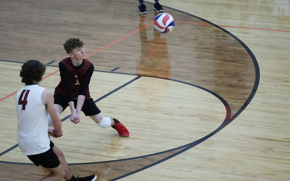 libero volleyball dig
