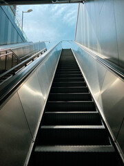escalator in the city