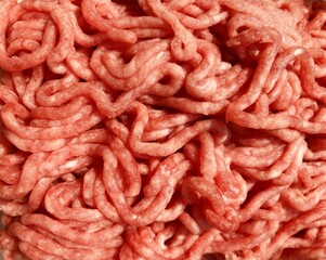 raw fresh minced meat close up