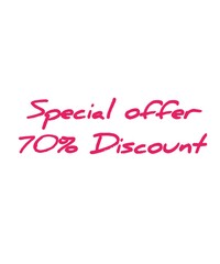 Special offer 70 percent discount icon business label sticker white background