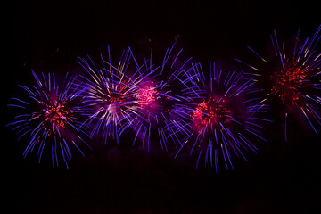 fireworks in the sky