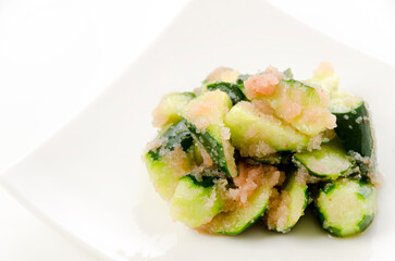 胡瓜の明太子和え