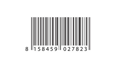 Barcode on white background. Realistic barcode icon. Code information. Vector illustration.