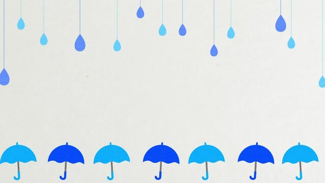梅雨 雨 フラットアニメーション BG03_CB