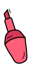 Lipstick Cosmetics icon. Vector illustration