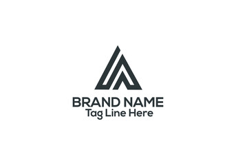 A letter logo design and A minimalist logo vector template