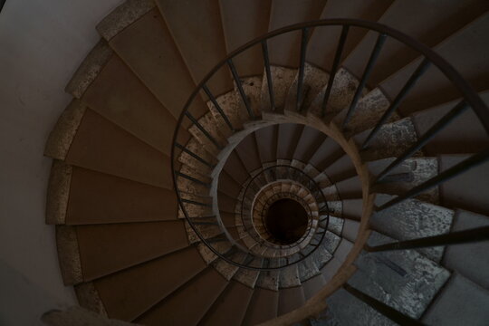 old spiral staircase