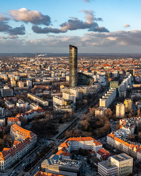 Rondo Powstańc&oacute;w Śląskich we Wrocławiu, Polska, Poland