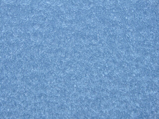 Blue frost texture. thawed hoarfrost gradient frost pattern on surface. pastel blue abstract background