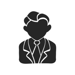 Hand drawn icon Auctioneer