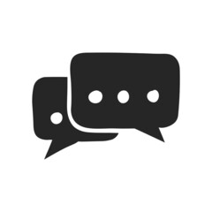 Hand drawn icon Chat bubbles