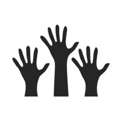 Obraz premium Hand drawn icon Hands