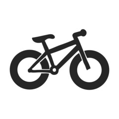 Hand drawn icon Fat tyre bicycle