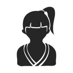 Hand drawn icon Woman spa