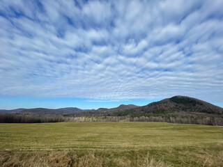 Fototapeta premium Cloudy Vermont Landscape