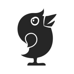 Hand drawn icon Bird
